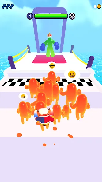 Join Blob Clash 3D: Mob Runner (Джойн Блоб Клаш 3D) МОД/Взлом [Деньги, Монеты и Меню MOD] Screenshot 5