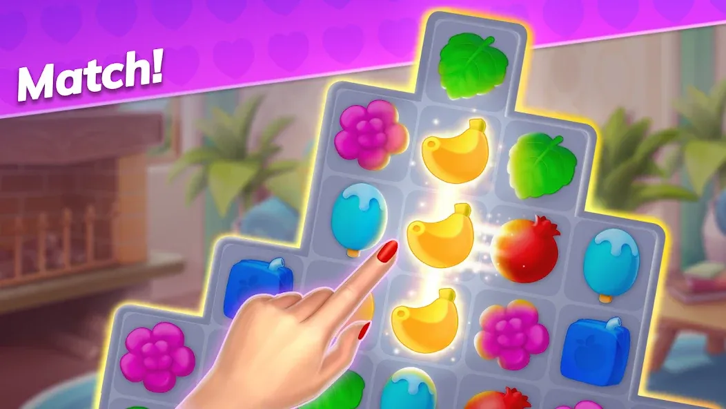 Emma's Mansion: Design & Match МОД/Взлом [Все открыто, Дополнительные деньги и Меню MOD] Screenshot 5