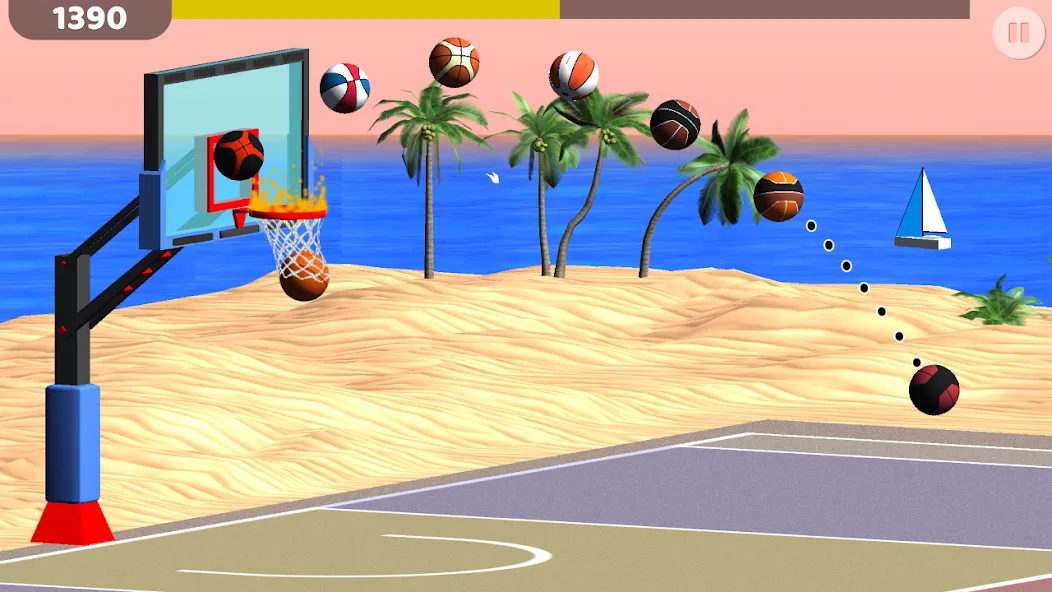 Basketball: Shooting Hoops МОД/Взлом [Много денег, Монет и Все открыто] Screenshot 2