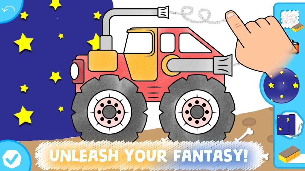 Easy coloring pages for kids МОД/Взлом [Много денег, Монет и Все открыто] Screenshot 3