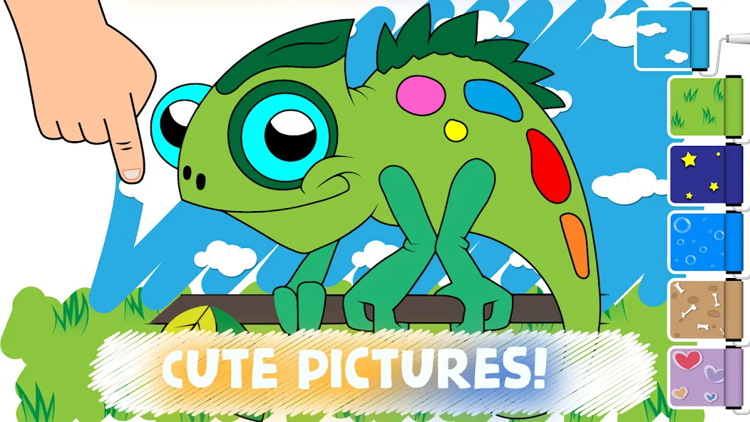 Easy coloring pages for kids МОД/Взлом [Много денег, Монет и Все открыто] Screenshot 4