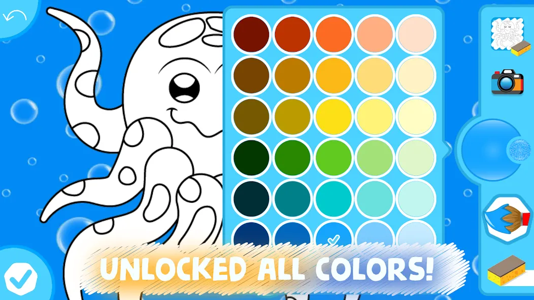 Easy coloring pages for kids МОД/Взлом [Много денег, Монет и Все открыто] Screenshot 5