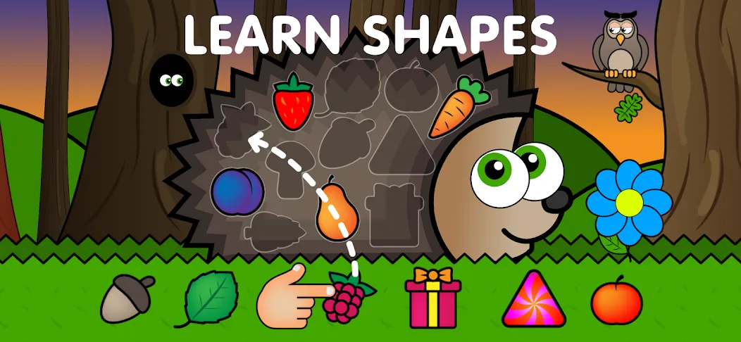 Easy games for kids 2,3,4 year МОД/Взлом [Меню, Бесконечные монеты и Открытые уровни] Screenshot 1