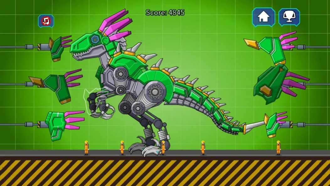 Velociraptor Rex Dino Robot (Велоцираптор Рекс Дино Робот) МОД/Взлом [Бесконечные деньги, Монеты и Мега MOD] Screenshot 1