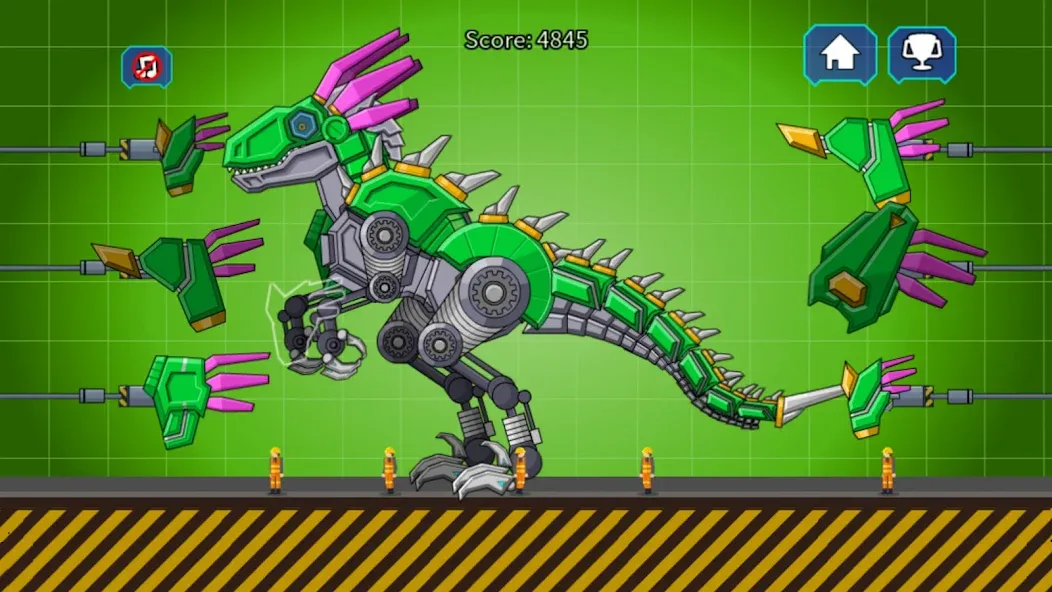 Velociraptor Rex Dino Robot (Велоцираптор Рекс Дино Робот) МОД/Взлом [Бесконечные деньги, Монеты и Мега MOD] Screenshot 5