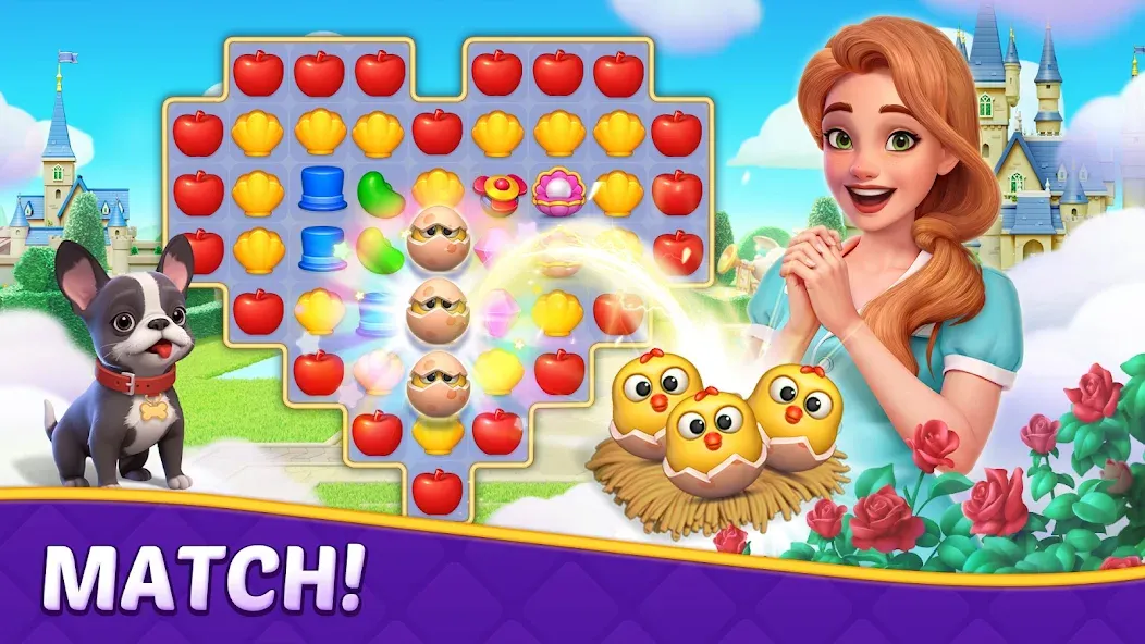 Matching Story - Puzzle Games (Матчинг Стори) МОД/Взлом [Бесконечные деньги, Монеты и Мега MOD] Screenshot 4