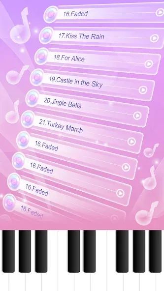 Piano Games Mini: Music Puzzle МОД/Взлом [Все открыто, Дополнительные деньги и Меню MOD] Screenshot 5