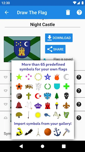 Draw The Flag - Quiz & Maker МОД/Взлом [Много денег, Монет и Все открыто] Screenshot 5
