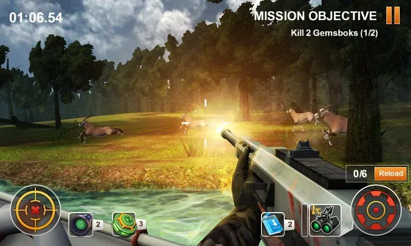 Hunting Safari 3D МОД/Взлом [Меню, Бесконечные монеты и Открытые уровни] Screenshot 2