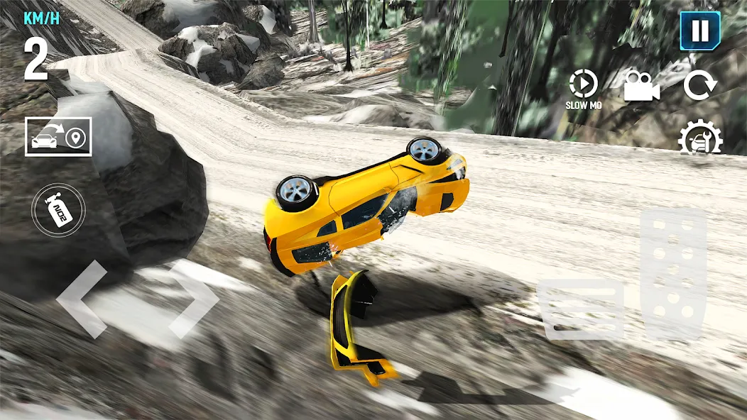 Mega Car Crash Simulator (Мега Кар Краш Симулятор) МОД/Взлом [Много монет, Открытые уровни и Мега MOD] Screenshot 4