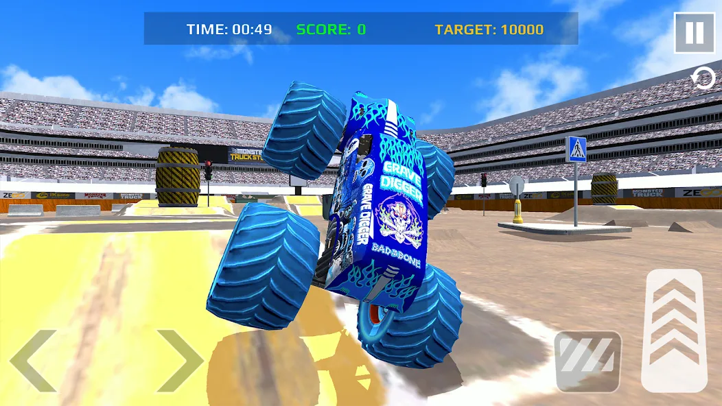 Car Games: Monster Truck Stunt (Монстртрак стант) МОД/Взлом [Много монет, Открытые уровни и Мега MOD] Screenshot 3