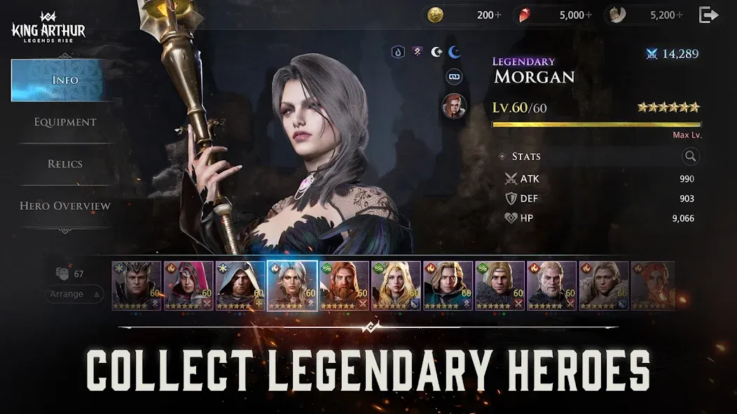 King Arthur: Legends Rise (Кинг Артур) МОД/Взлом [Меню, Бесконечные монеты и Открытые уровни] Screenshot 3