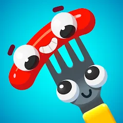 Скачать Fork N Sausage со взломом на много денег и без рекламы на Android