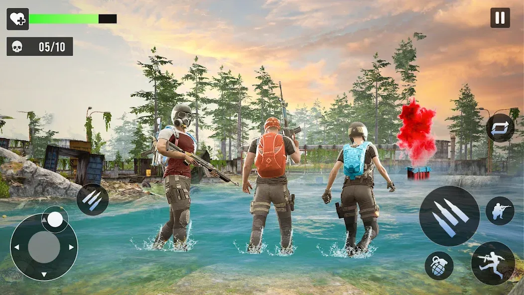 Gun Games - FPS Shooting Games (ФПС офлайн игры по стрельбе из пистолета) МОД/Взлом [Все открыто, Дополнительные деньги и Меню MOD] Screenshot 4