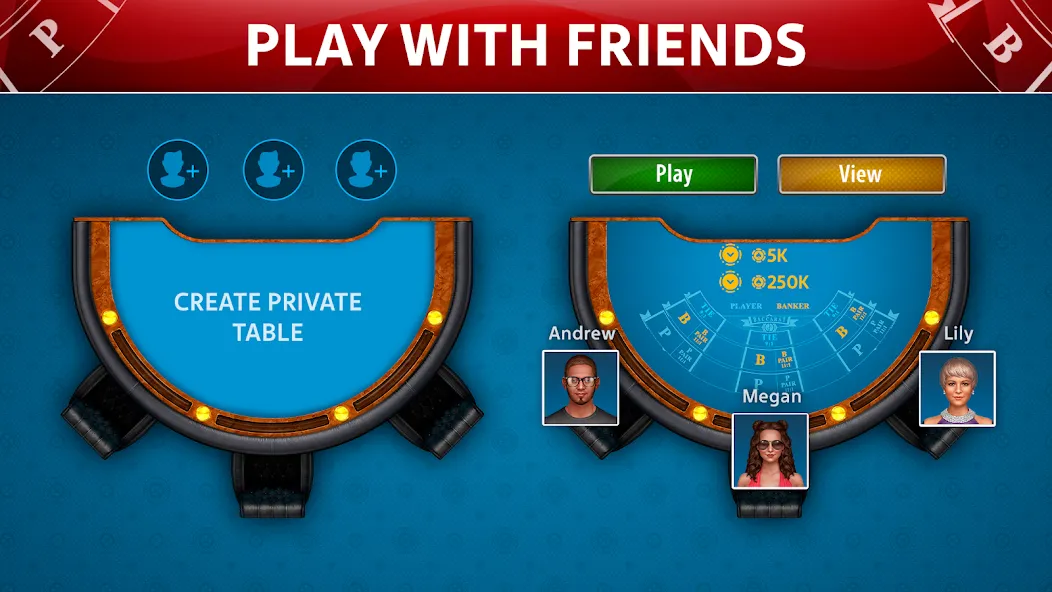 Baccarat Online: Baccarist МОД/Взлом [Много денег, Монет и Все открыто] Screenshot 4