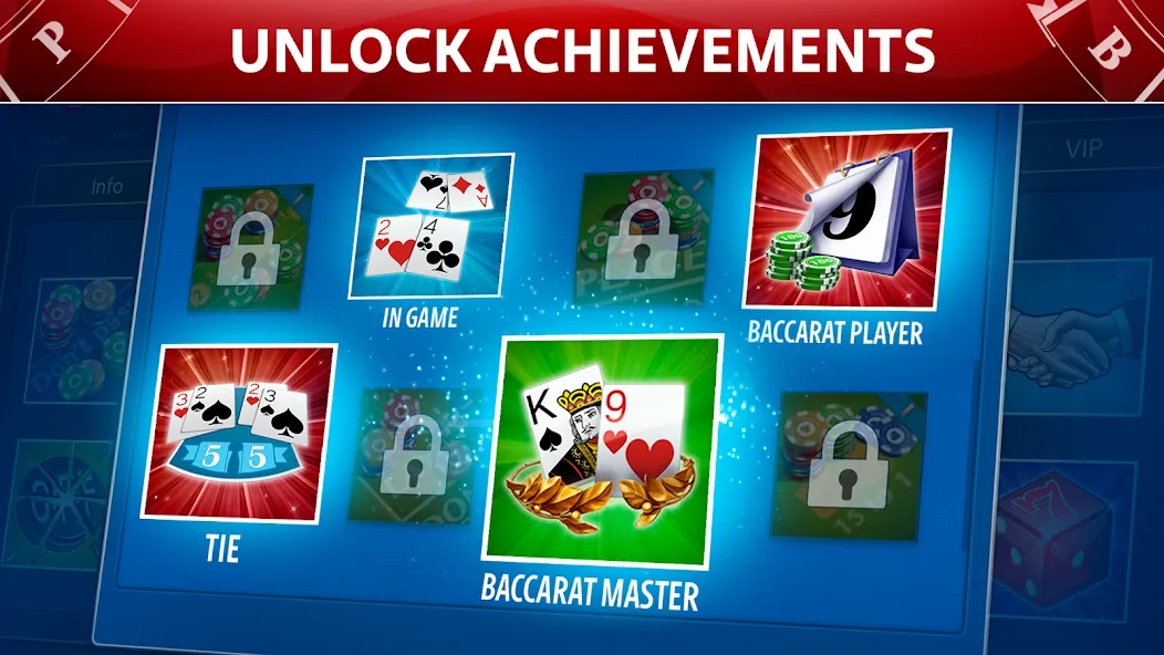 Baccarat Online: Baccarist МОД/Взлом [Много денег, Монет и Все открыто] Screenshot 5