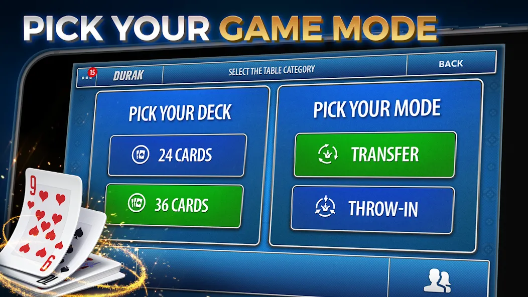 Durak Online by Pokerist МОД/Взлом [Все открыто, Дополнительные деньги и Меню MOD] Screenshot 5