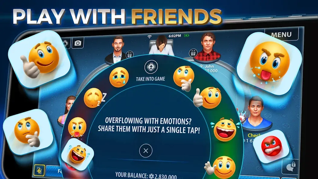 Texas Hold'em Poker: Pokerist МОД/Взлом [Бесконечные деньги, Монеты и Мега MOD] Screenshot 4