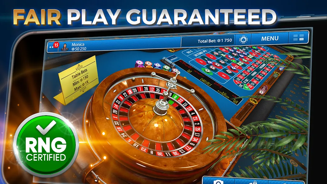 Casino Roulette: Roulettist МОД/Взлом [Деньги, Монеты и Меню MOD] Screenshot 1