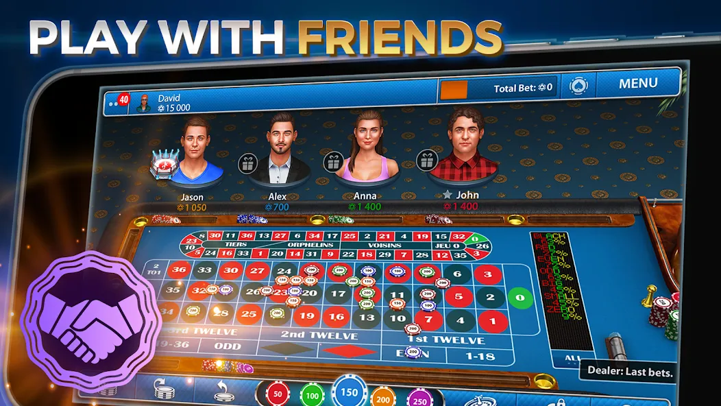 Casino Roulette: Roulettist МОД/Взлом [Деньги, Монеты и Меню MOD] Screenshot 4