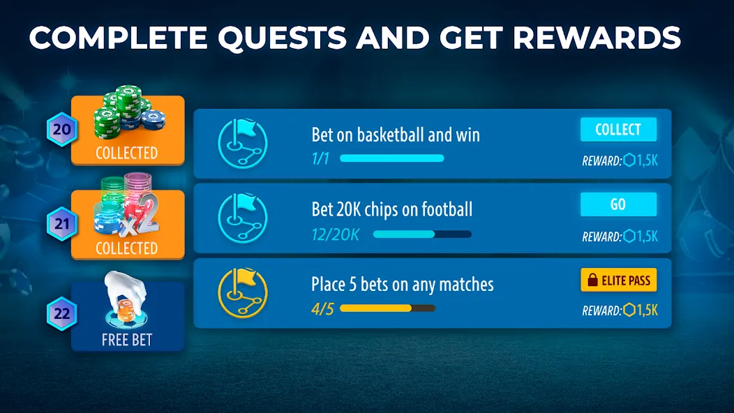 Sportsbook by Pokerist МОД/Взлом [Бесконечные деньги, Монеты и Мега MOD] Screenshot 3