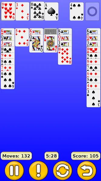 Solitaire МОД/Взлом [Меню, Бесконечные монеты и Открытые уровни] Screenshot 3