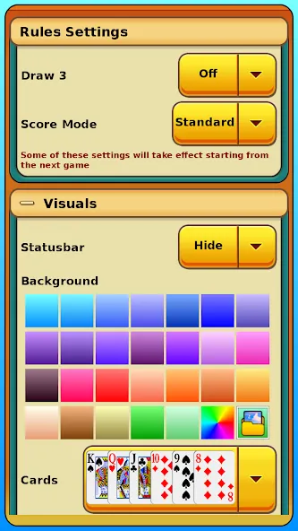 Solitaire МОД/Взлом [Меню, Бесконечные монеты и Открытые уровни] Screenshot 5