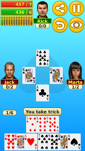 Spades МОД/Взлом [Меню, Бесконечные монеты и Открытые уровни] Screenshot 2