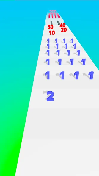 Number Master: Run and merge (Намбер Мастер) МОД/Взлом [Много денег, Монет и Все открыто] Screenshot 1