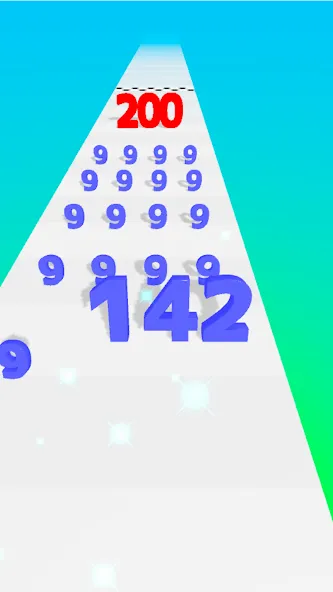 Number Master: Run and merge (Намбер Мастер) МОД/Взлом [Много денег, Монет и Все открыто] Screenshot 2