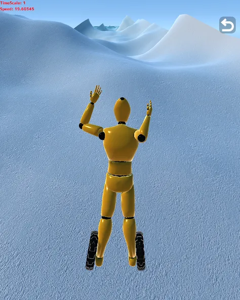 Mannequin Downhill (Мэнекен Даунхилл) МОД/Взлом [Меню, Бесконечные монеты и Открытые уровни] Screenshot 5
