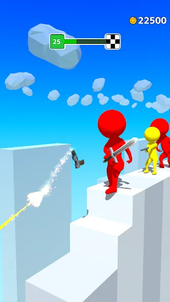 Gun Sprint (Ган Спринт) МОД/Взлом [Много монет, Открытые уровни и Мега MOD] Screenshot 2