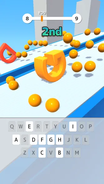 Type Spin: alphabet run game (Тайп Спин) МОД/Взлом [Все открыто, Дополнительные деньги и Меню MOD] Screenshot 3