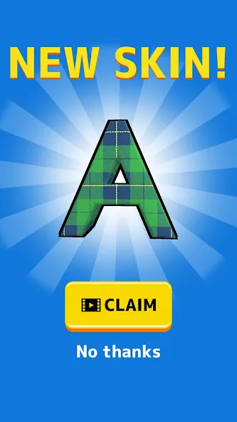 Type Spin: alphabet run game (Тайп Спин) МОД/Взлом [Все открыто, Дополнительные деньги и Меню MOD] Screenshot 5