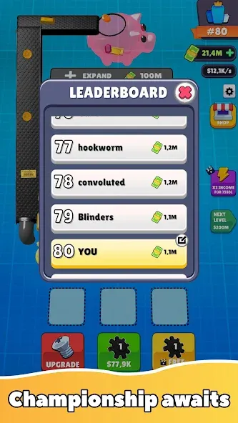 Gear Clicker (Гир Кликер) МОД/Взлом [Много денег, Монет и Все открыто] Screenshot 3