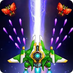 Скачать Galaxy Attack - space shooting Мод много денег и кристаллов на андроид бесплатно
