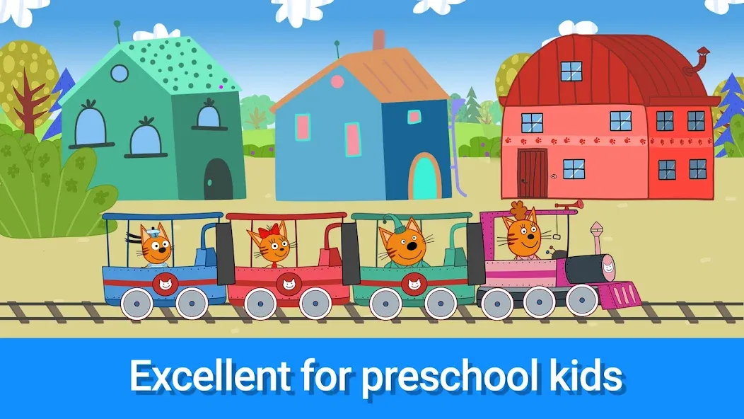 Kid-E-Cats: Mini Games МОД/Взлом [Меню, Бесконечные монеты и Открытые уровни] Screenshot 3
