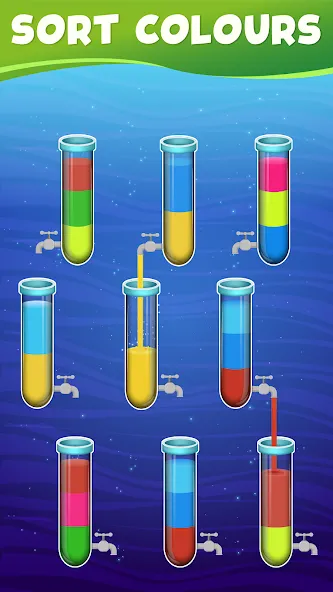 Water Sort Color Sorting games — скриншот 2 Water Sort Color Sorting games — скриншот 2