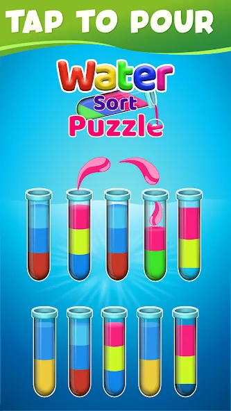 Water Sort Color Sorting games — скриншот 5
