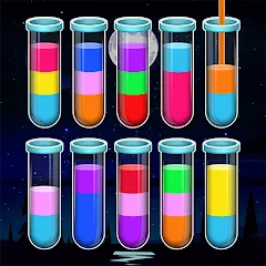 Скачать Water Sort Color Sorting games Взлом (Много денег) на Андроид бесплатно