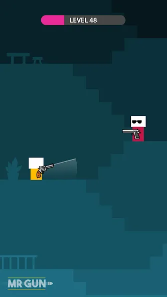 Mr Gun (Мистер Ган) МОД/Взлом [Меню, Бесконечные монеты и Открытые уровни] Screenshot 1