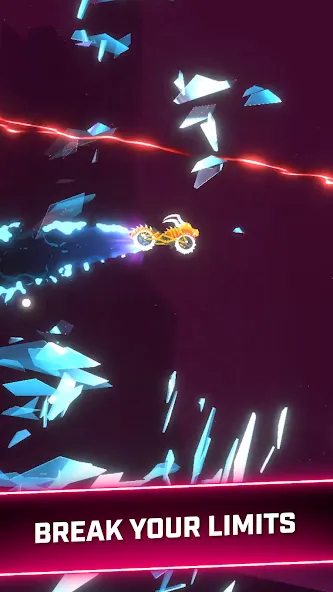 Rider Worlds - Neon Bike Races (Райдер Ворлдс) МОД/Взлом [Много денег, Монет и Все открыто] Screenshot 1
