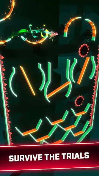 Rider Worlds - Neon Bike Races (Райдер Ворлдс) МОД/Взлом [Много денег, Монет и Все открыто] Screenshot 2