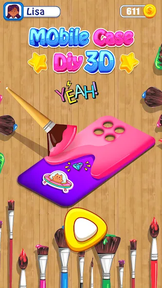 Phone Case DIY Mobile Games МОД/Взлом [Меню, Бесконечные монеты и Открытые уровни] Screenshot 5