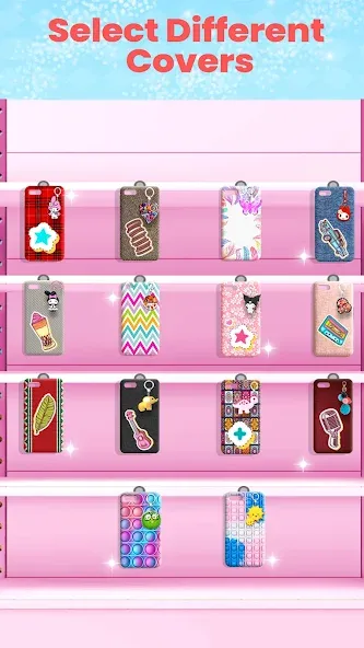 Phone Case DIY: Mobile Cover (Фоун Кейс ДИИ делай сам) МОД/Взлом [Меню, Бесконечные монеты и Открытые уровни] Screenshot 4