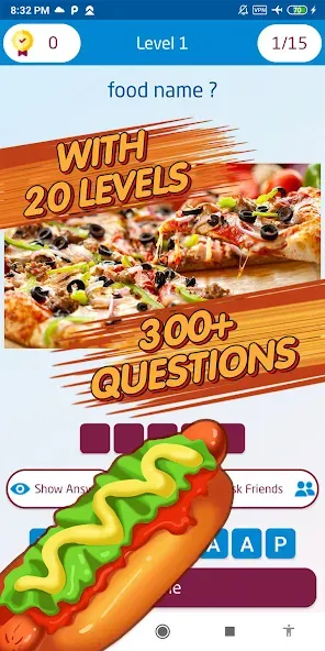Guess food games МОД/Взлом [Много денег, Монет и Все открыто] Screenshot 3