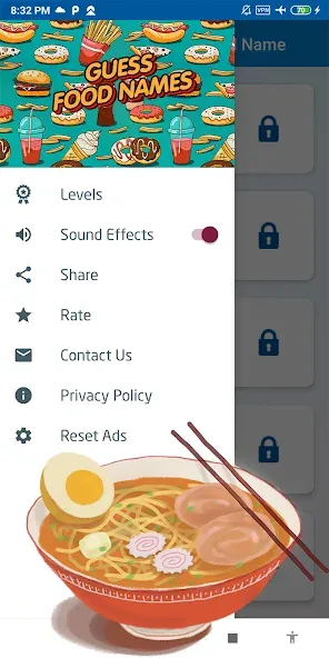 Guess food games МОД/Взлом [Много денег, Монет и Все открыто] Screenshot 5