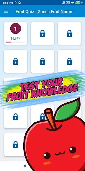 Guess the fruit name game МОД/Взлом [Бесконечные деньги, Монеты и Мега MOD] Screenshot 2