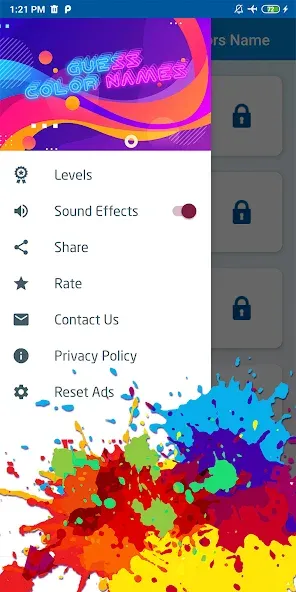 Guess the color game МОД/Взлом [Все открыто, Дополнительные деньги и Меню MOD] Screenshot 5