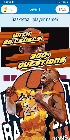 basketball player quiz МОД/Взлом [Много монет, Открытые уровни и Мега MOD] Screenshot 3